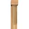Ekena Millwork Traditional Block Rough Sawn Bracket w/ Offset Brace, Western Red Cedar, 6"W x 22"D x 26"H BKT0604X22X26TRA05RWR - alternate 4